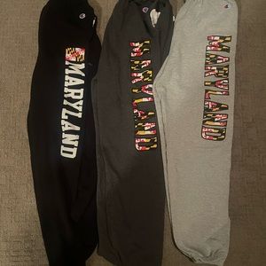 Maryland champion sweatpants